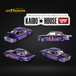 Mini GT x Kaido House Datsun KAIDO 510 Datsun 510 PRO STREET Anniversary Edition Chrome Purple 1:64