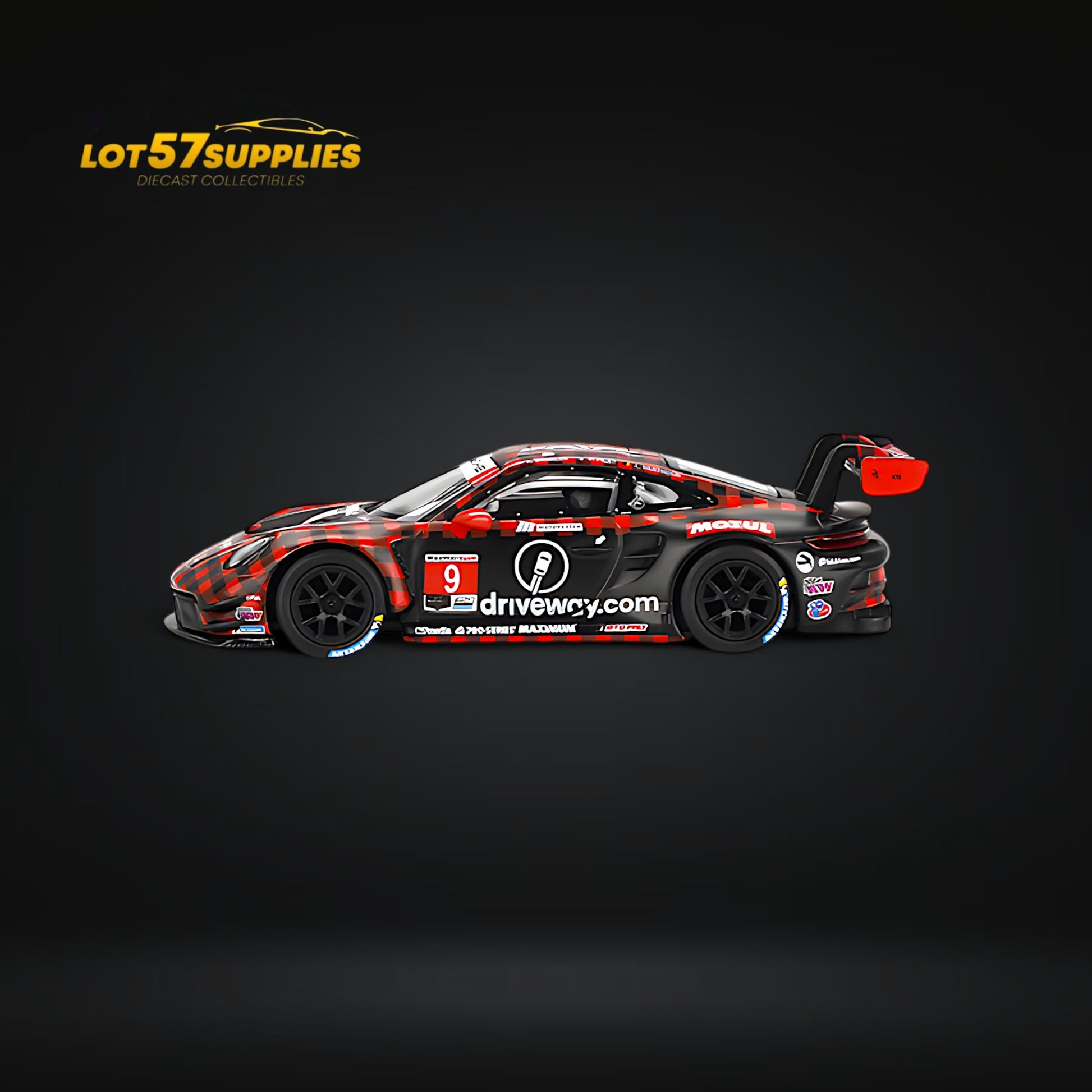 Mini-GT Porsche 911 GT3 R #9 GTD PRO Pfaff Motorsports IMSA 2023 Sebring 12 Hrs. Winner #770 1:64