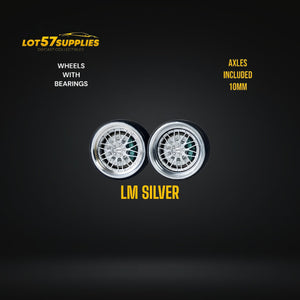 Custom Order Only - Skalwerk - LM SILVER - 1:64 (1 SET = 4 Wheels)