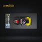 Mini Station Porsche RWB 964 Samurai Cyberpunk 2077 Black / Yellow Figure Version 1:64