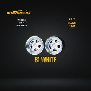 Custom Order Only - Skalwerk - S1 WHITE - 1:64 (1 SET = 4 Wheels)