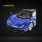 HKM Premium Huayra Coupe 2014 in Ocean Blue Openable 1:64