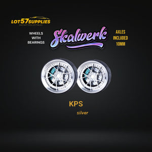 Custom Order Only - Skalwerk - KPS SILVER - 1:64 (1 SET = 4 Wheels)