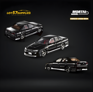 Mortal ER34 SKYLINE URAS Metallic Black 1:64