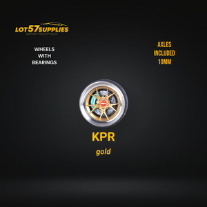 Custom Order Only - Skalwerk - KPR GOLD - 1:64 (1 SET = 4 Wheels)