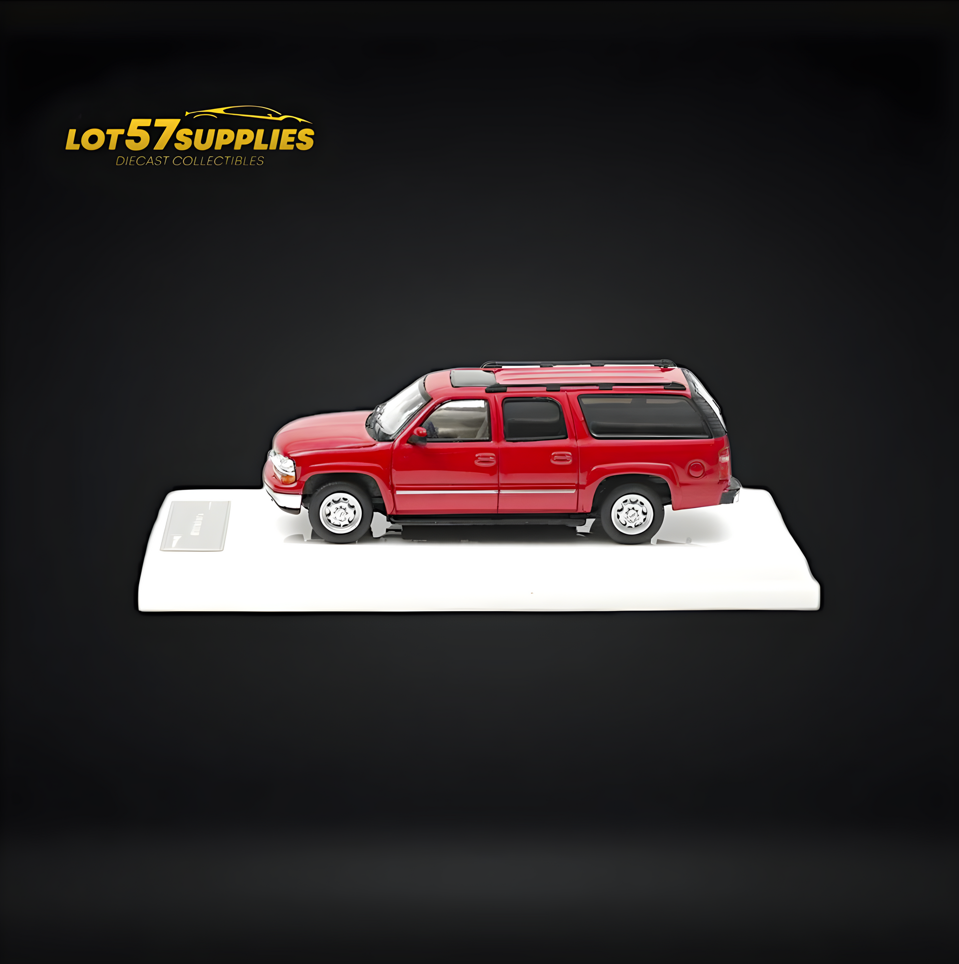 MK Miniatures 2003 Chevrolet Suburban in Red Limited Edition 1:64