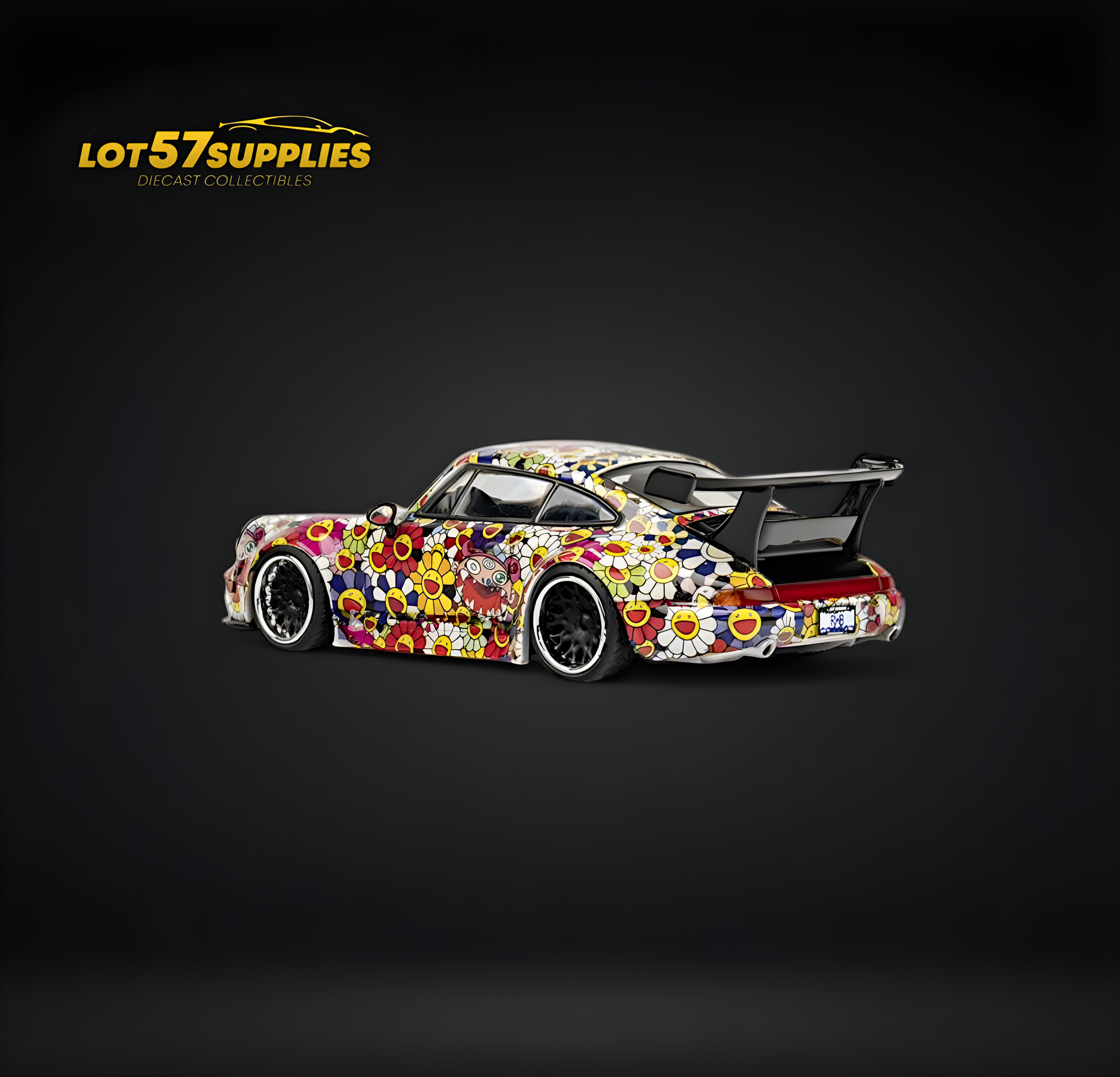 TPC Porsche RWB 964 Luminous Sunflower Colorful Livery 1:64