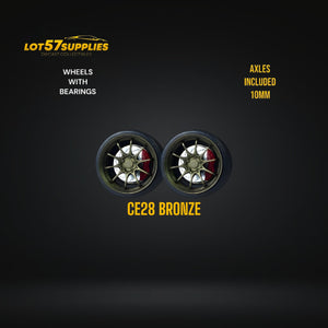 Custom Order Only - Skalwerk - CE28 BRONZE - 1:64 (1 SET = 4 Wheels)