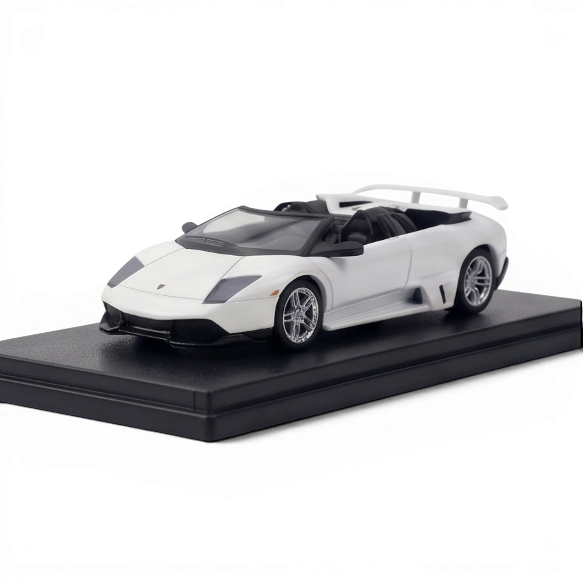 Phantom Knight Lamborghini Murcielago LP640 Roadster - White Bianco 1:64 — angle 1