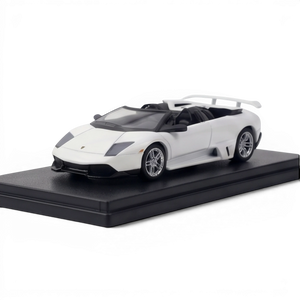 Phantom Knight Lamborghini Murcielago LP640 Roadster - White Bianco 1:64 — angle 1