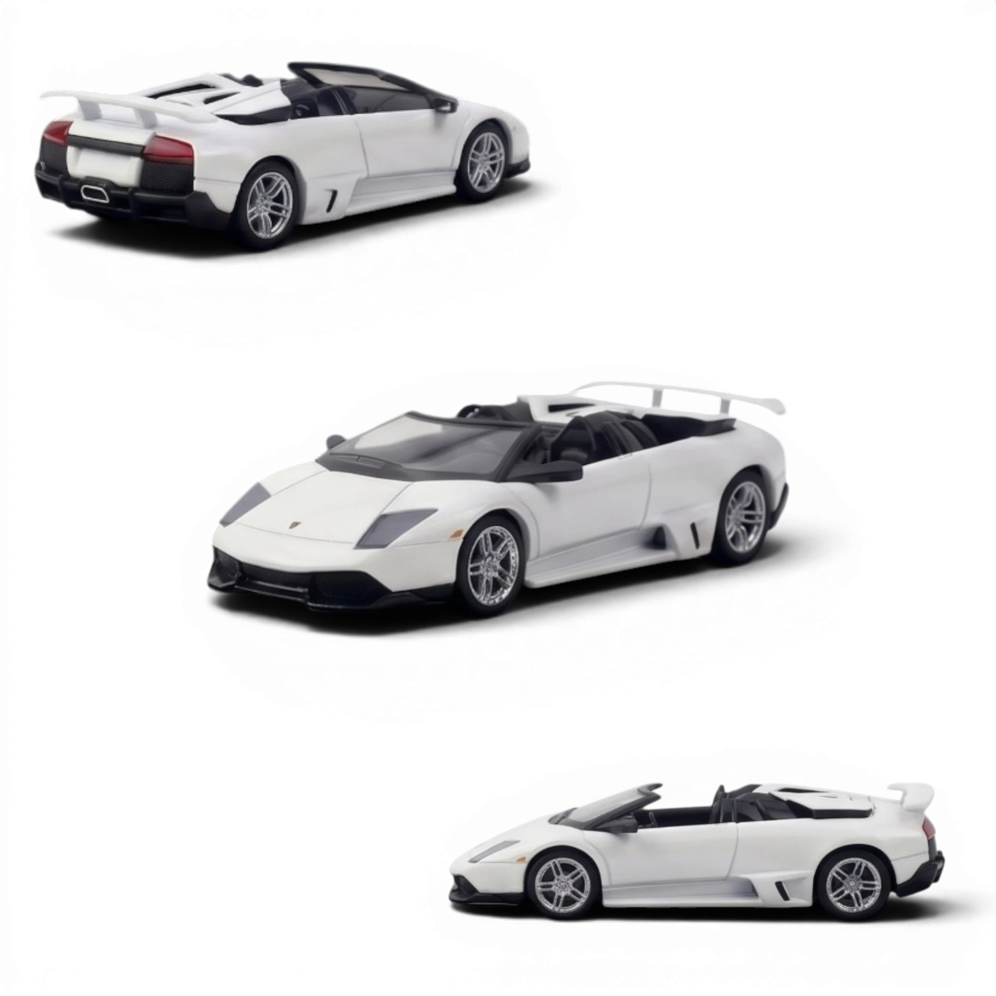 Phantom Knight Lamborghini Murcielago LP640 Roadster - White Bianco 1:64 — main composite