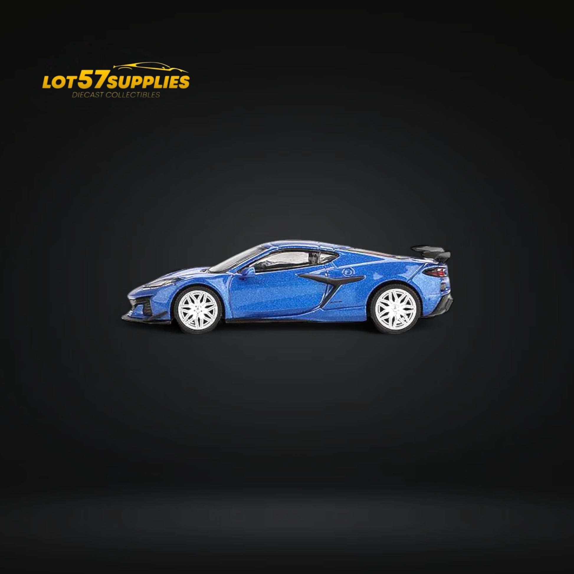 Mini-GT Chevrolet Corvette Z06 2023 Elkhart Lake Blue Metallic #892 1:64