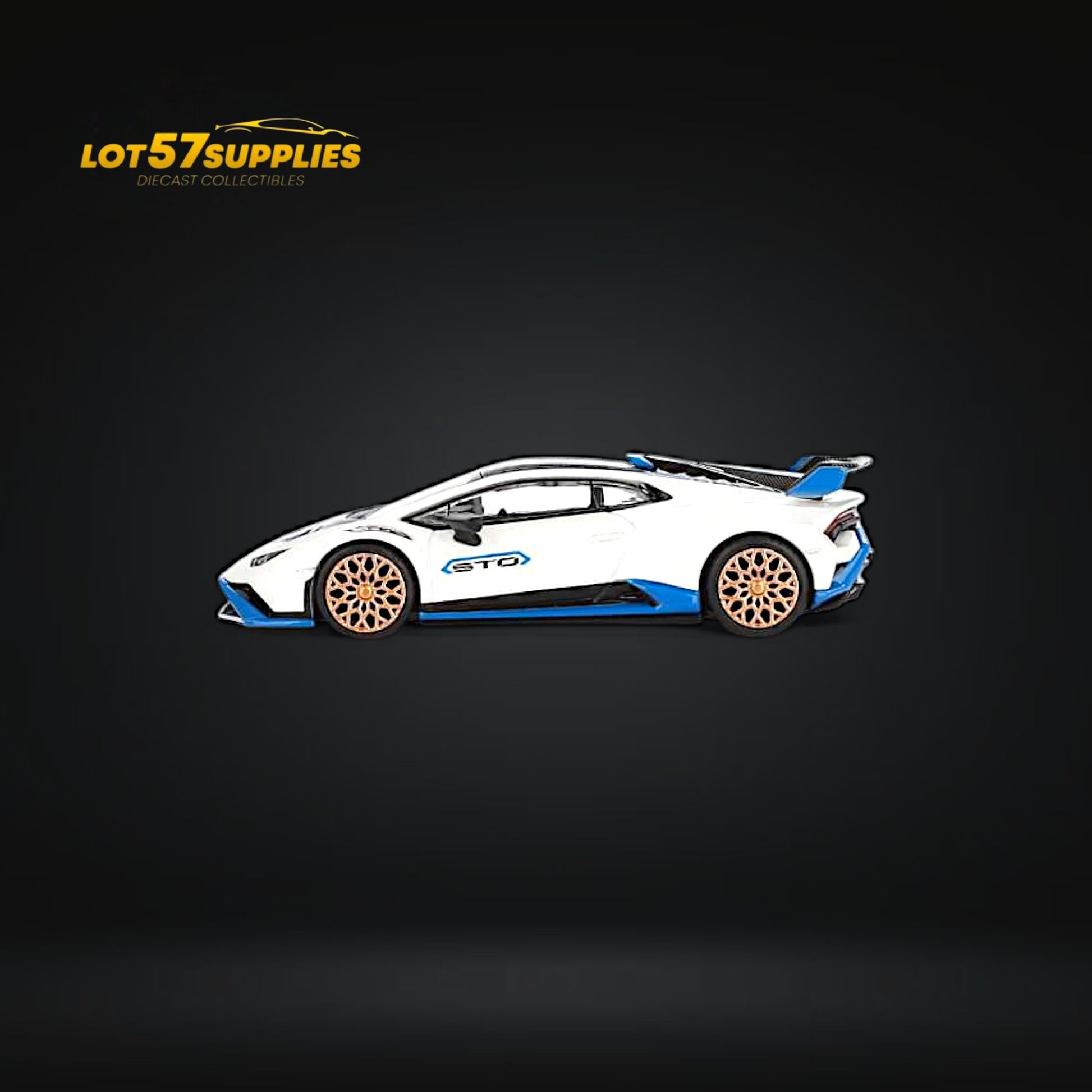 Mini-GT Lamborghini Huracán STO Bianco Asopo #788 1:64