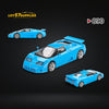 Mini-GT Bugatti EB110 Super Sport Blu Bugatti #890 1:64