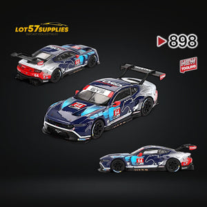 Mini-GT Ford Mustang GT3 #64 FMM 2024 IMSA Daytona 24 Hrs #898 1:64