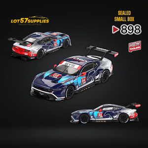 Mini-GT Ford Mustang GT3 #64 FMM 2024 IMSA Daytona 24 Hrs #898 1:64