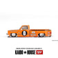  Mini GT x Kaido House Chevrolet Silverado DUALLY KAIDO V2 Orange 1:64 KHMG090