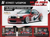 Street Weapon BMW E46 M3 E30 Air Jordan Livery 1:64