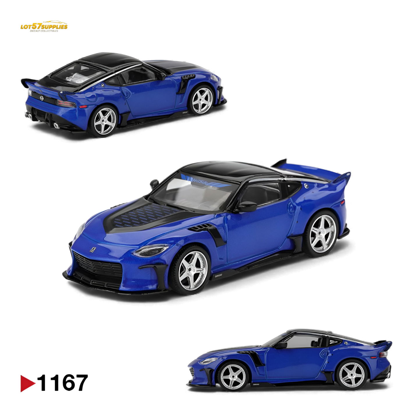 (Pre-Order) Mini-GT Nissan Z VeilSide FFZ400 - Seiran Blue 1:64