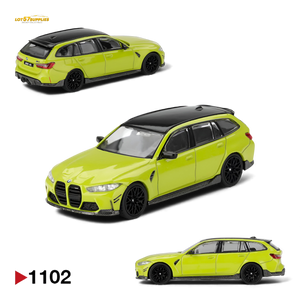 (Pre-Order) Mini-GT BMW M3 M Performance Touring - Sao Paulo Yellow 1:64