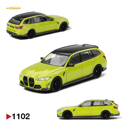 (Pre-Order) Mini-GT BMW M3 M Performance Touring - Sao Paulo Yellow 1:64