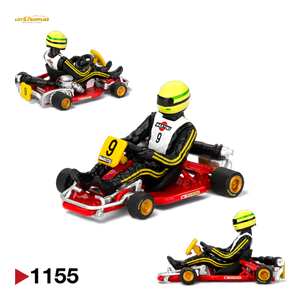 Mini GT Senna Kart Formula K #9 1981 1:64 Diecast Model