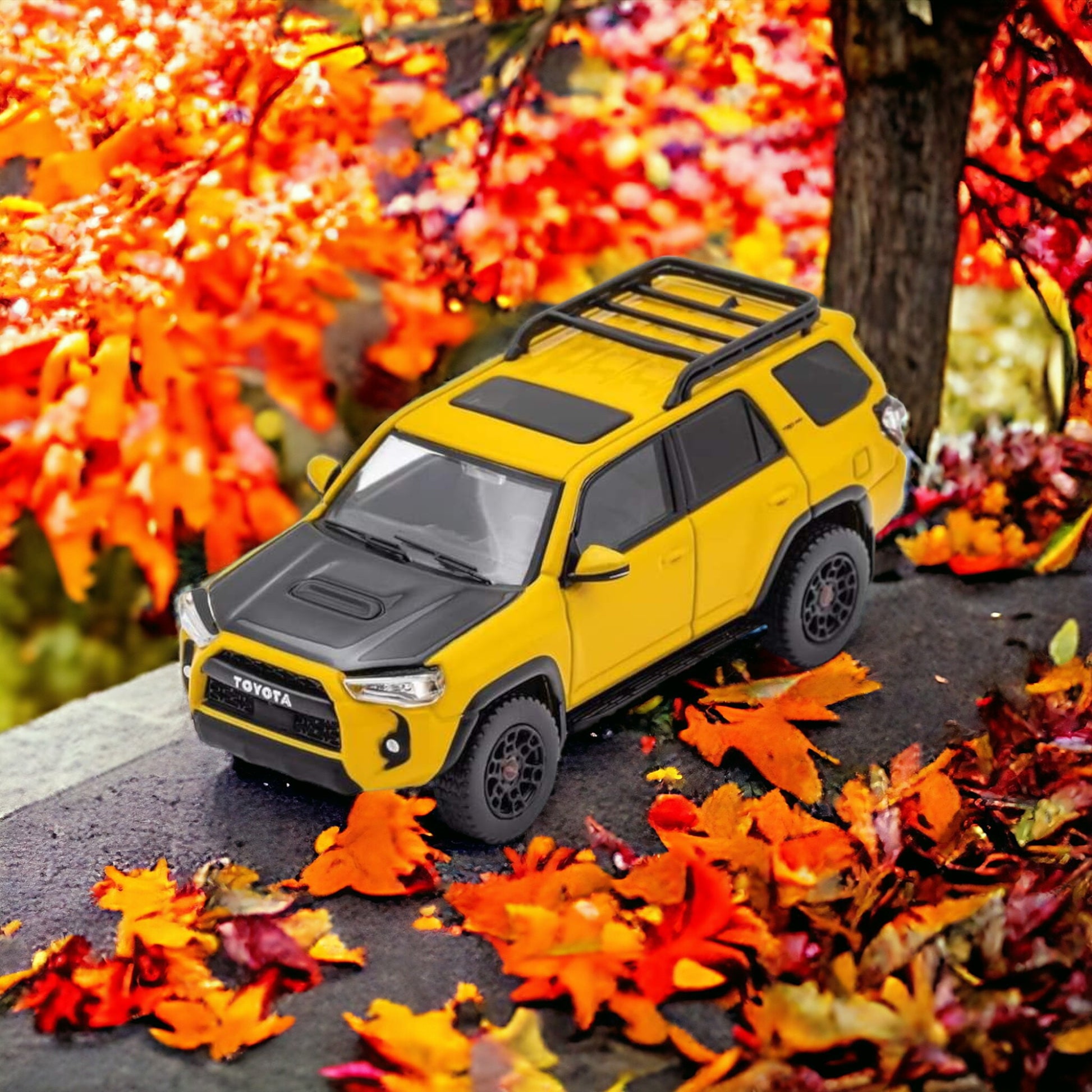 GCD Toyota 4 RUNNER SUV 4x4 OFF ROAD in Yellow 1:64