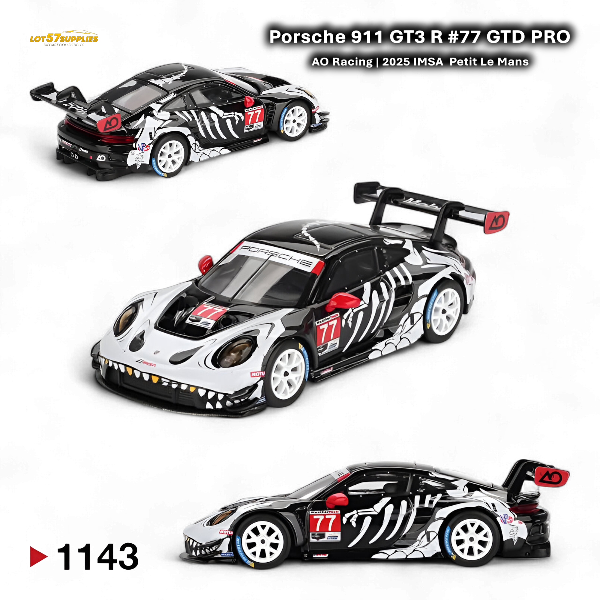 Mini GT Porsche 911 GT3 R 1:64 Diecast | LOT57 Supplies Mini GT Porsche 911 GT3 R 1:64 Diecast | LOT57 Supplies