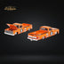 Mini GT x Kaido House Chevrolet Silverado DUALLY KAIDO V2 Orange 1:64 KHMG090