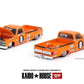  Mini GT x Kaido House Chevrolet Silverado DUALLY KAIDO V2 Orange 1:64 KHMG090