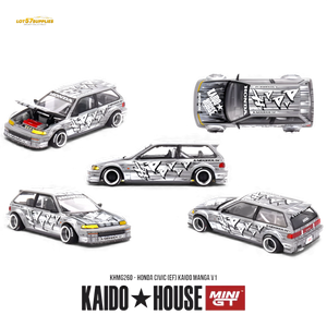 Mini GT x Kaido House Honda Civic EF Kaido Manga V1 1:64 Diecast Model