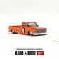  Mini GT x Kaido House Chevrolet Silverado DUALLY KAIDO V2 Orange 1:64 KHMG090