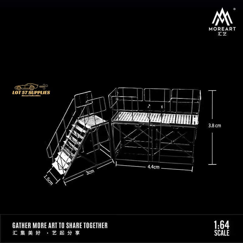 MoreArt Metal Tower Frame Diorama Accessory 1:64 Scale