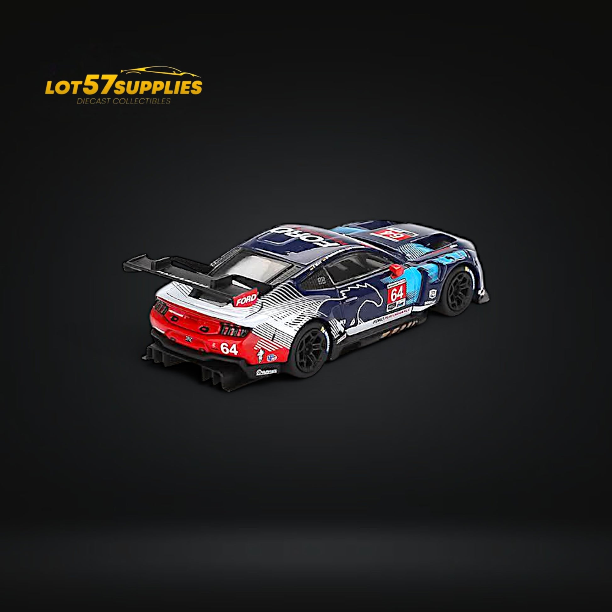 Mini-GT Ford Mustang GT3 #64 FMM 2024 IMSA Daytona 24 Hrs #898 1:64