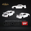 Mini GT x Kaido House Nissan Skyline GT-R R33 GREDDY V1 in White 1:64 KHMG113