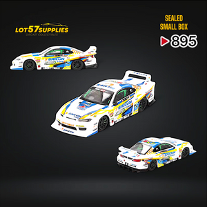 Mini-GT Nissan LB-Super Silhouette S15 Silvia 2023 Formula Drift Japan #895 1:64