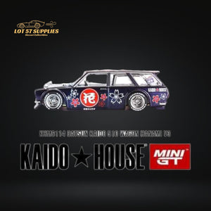 Mini GT x Kaido House Datsun KAIDO 510 Wagon HANAMI V3 1:64 KHMG114