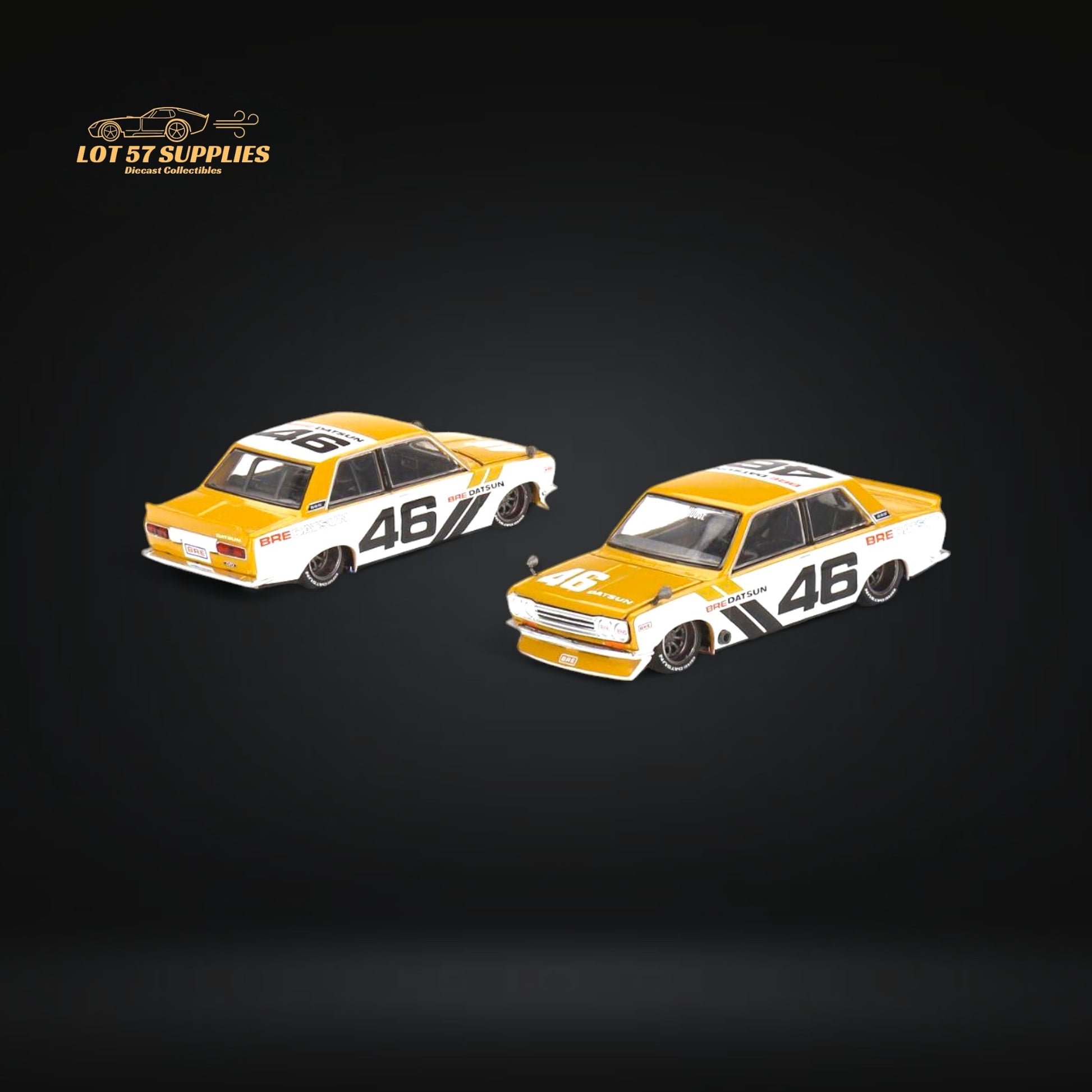 Mini GT x Kaido House Datsun 510 Pro Street BRE510 in Gold 1:64 KHMG052