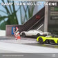 (Pre-Order) Shou Cang Jia Japanese Ramp Parking Lot - Light Gray 1:64