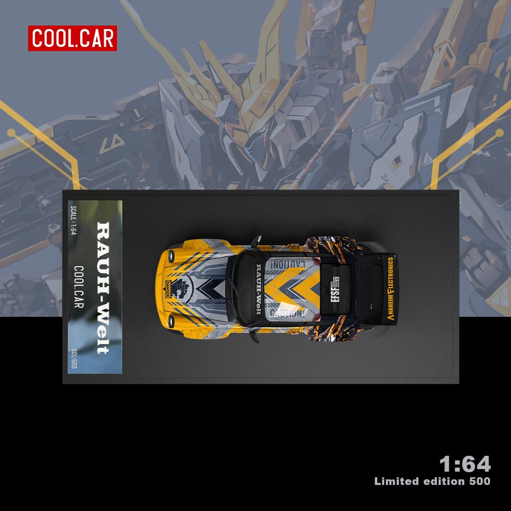 Cool Car Porsche RWB 964 BANSHEE MECHA Livery 1:64