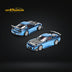 Pop Race Mazda RX-7 Re-Amemiya Blue Chrome 1:64