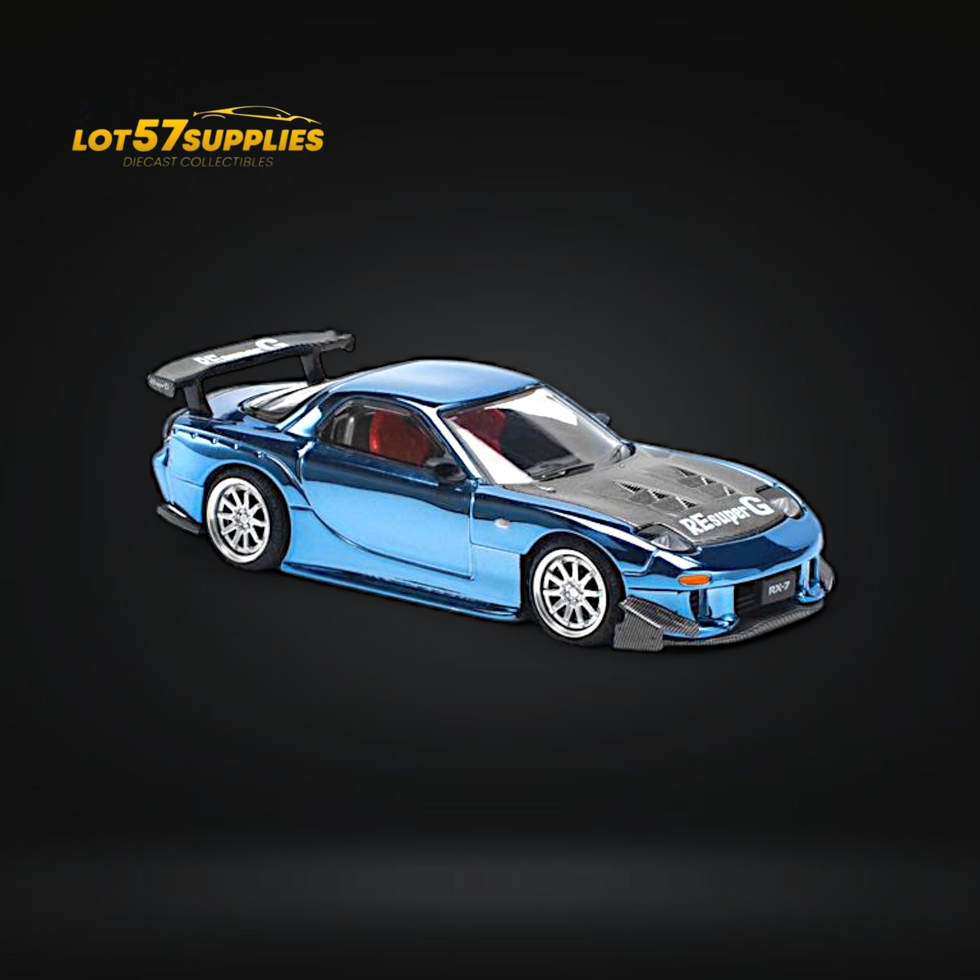 POPRACE PR64-287 RX-7 シルバークローム Yahoo!オークション - ポップレース1/64 RX-7 FD3S RE雨宮