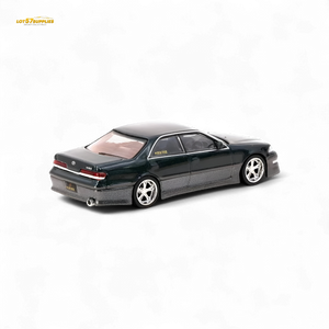 Tarmac Works Global64 VERTEX Toyota Mark II JZX100 Dark Green Metallic 1:64 T64G-024-GR