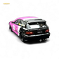 Street Weapon Honda Civic EG6 No Good Racing Pink - Black 1:64