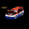 Pop Race x XCARTOYS Nissan Stagea R34 GTR BRE Race Department 1:64 PR6400S7-01