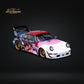 King Model Porsche RWB964 Akiba Mecha livery #96 Gold Rims 1:64 Limited to 499 Pcs