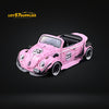 HKM Model VW Beetle Convertible Cabriolet Pink Pig Livery 1:64 Limited to 599 Pcs