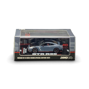 Lot57Supplies Diecast Shop INNO64 1:64 scale Nissan Skyline GT-R R35 Nismo diecast model in stealth gray
