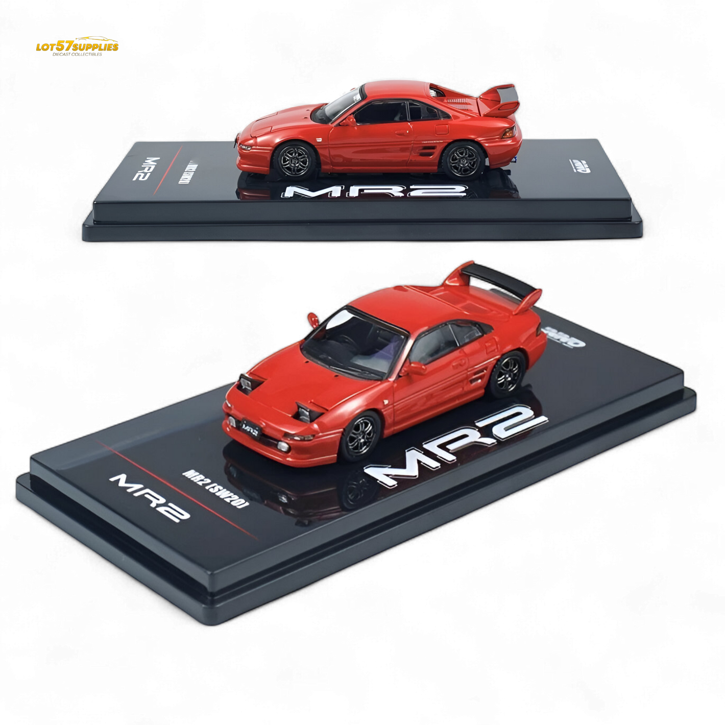 Inno64 TOYOTA MR2 (SW20) Red 1:64