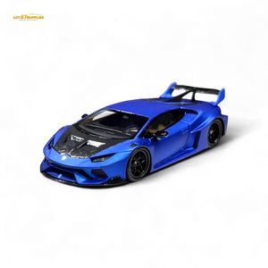 Flame Huracan LP610-4 LWBK WideBody Resin - MATTE BLUE LBWK 1:64